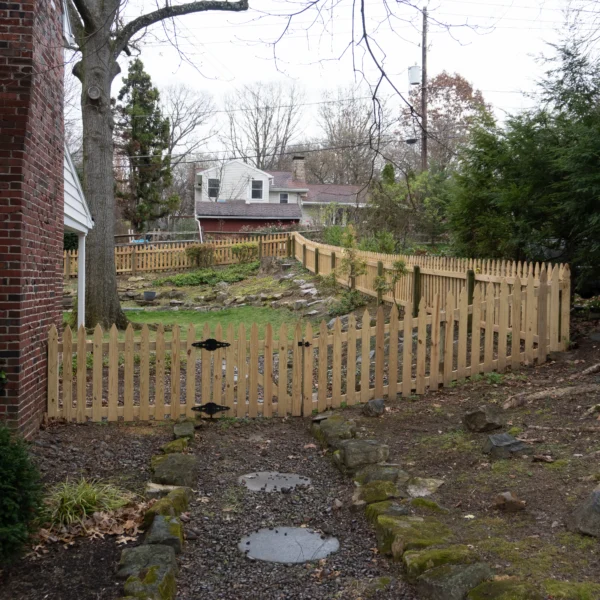 Horizontal Pressure Treated Semi Privacy Fence