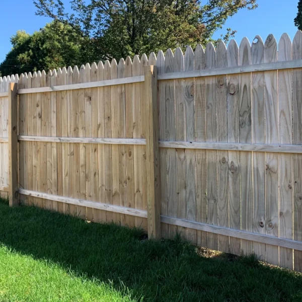 Spruce Stockade Fence