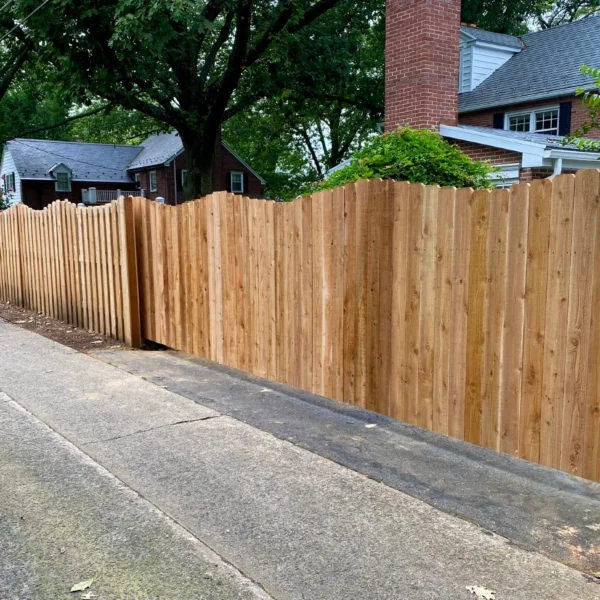 Western Red Cedar Automated Slide Gate