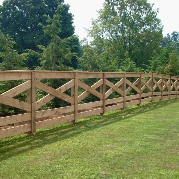 Crossbuck Fence
