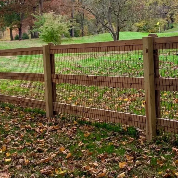 3-Rail Post and Board Fence
