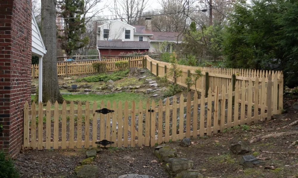 Horizontal Pressure Treated Semi Privacy Fence