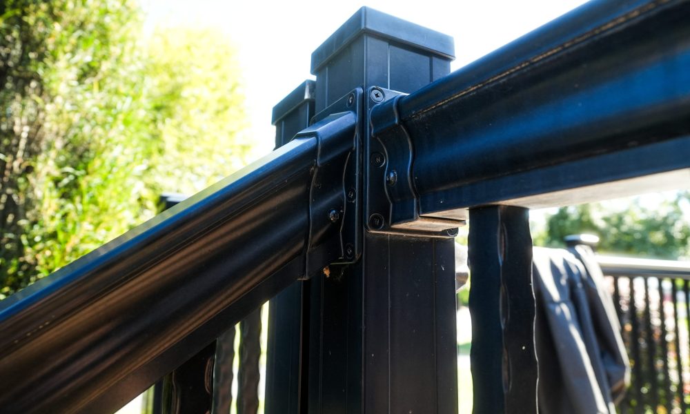 Aluminum Fencing with Solar Caps