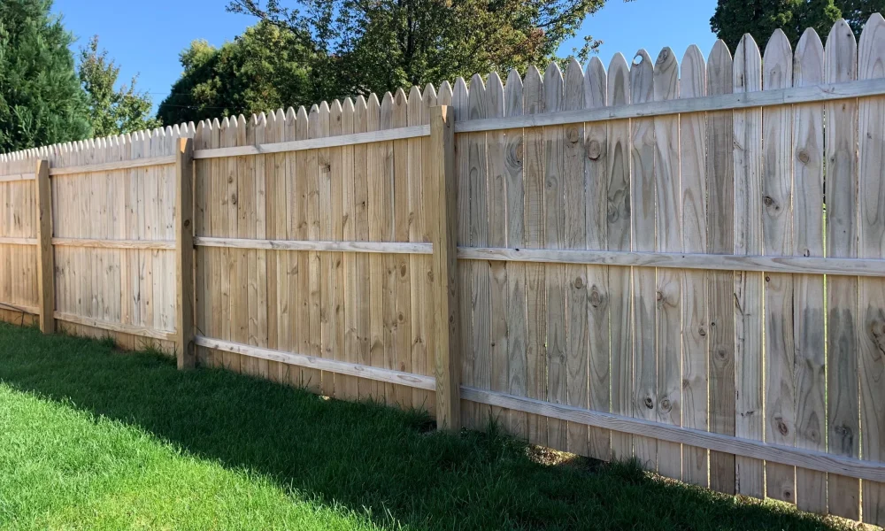Spruce Stockade Fence