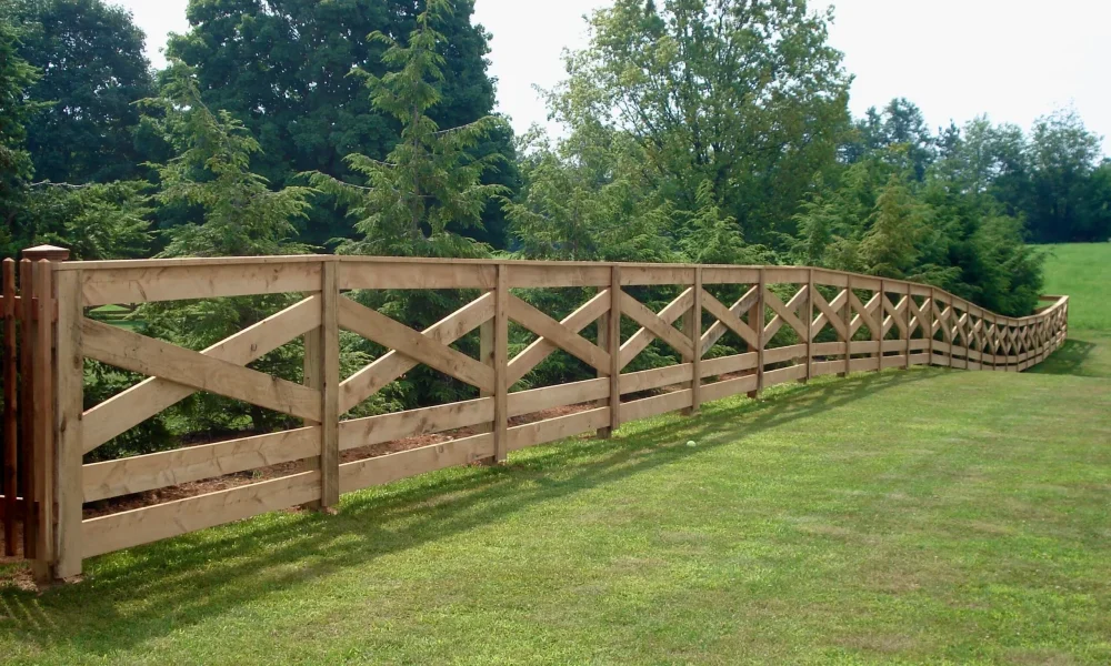 Crossbuck Fence